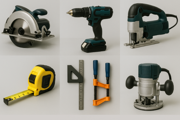 Herramientas esenciales para fabricar muebles